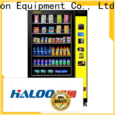 Haloo elevator vending machine supplier for snack