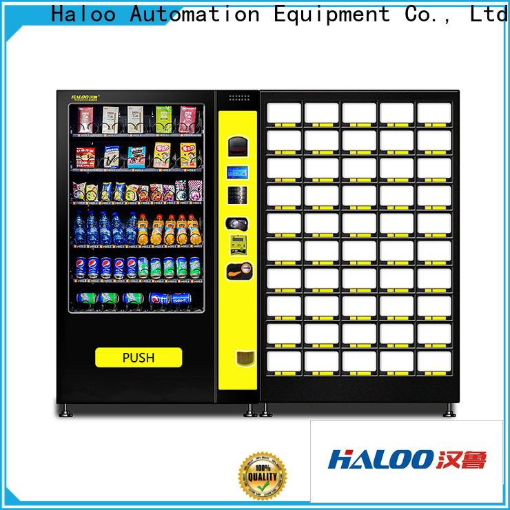 Haloo professional elevator vending machine wholesale for drink