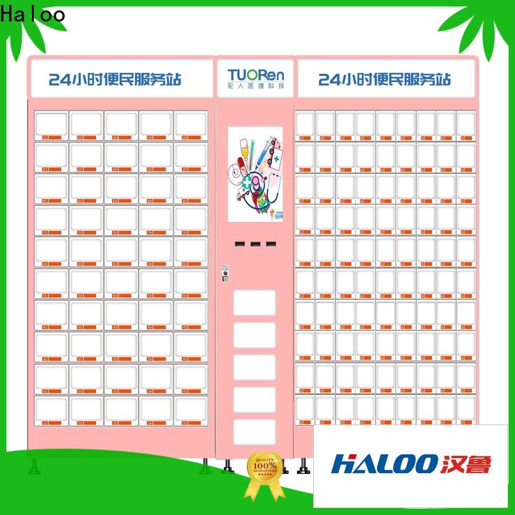 Haloo locker vending machines supplier for snack