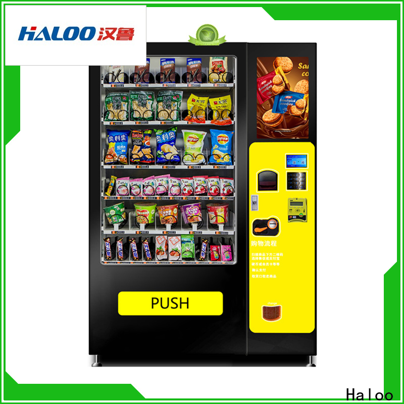 Haloo smart elevator vending machine wholesale for drink