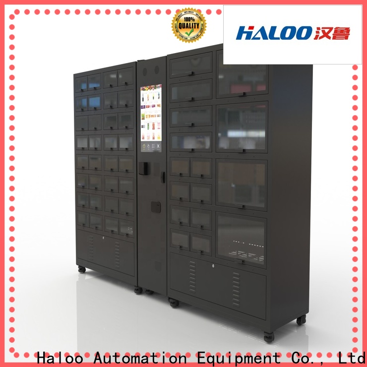 Haloo professional combination vending machines supplier for food