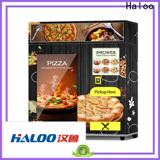 Haloo heated food vending machine factory for food