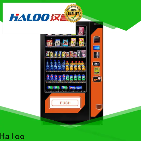 Haloo latest soda snack vending customized for snack