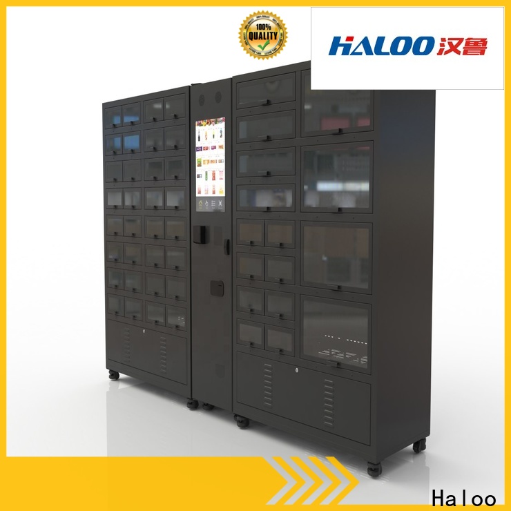 Haloo cost-effective combo vending machines wholesale for food