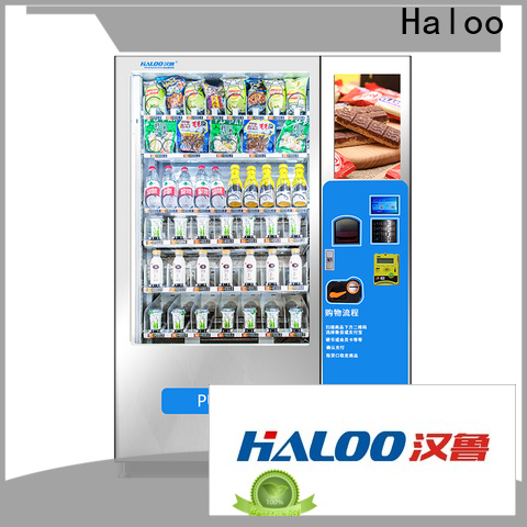 Haloo vending machine with elevator supplier for food