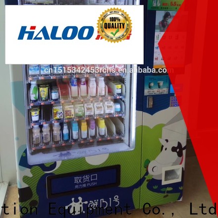 Haloo cost-effective vending machine with elevator manufacturer for shopping mall