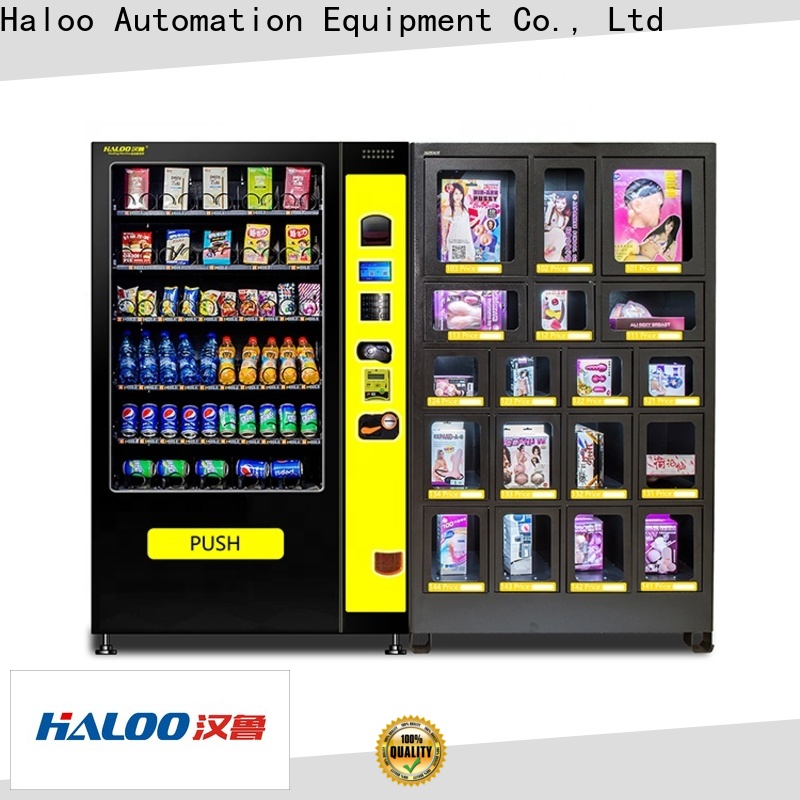 Haloo combination vending machines manufacturer for food