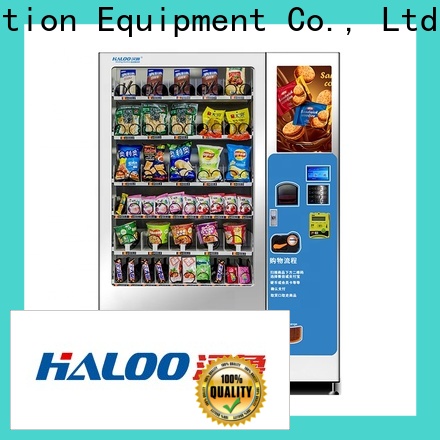 Haloo high quality toy vending machine manufacturer for food