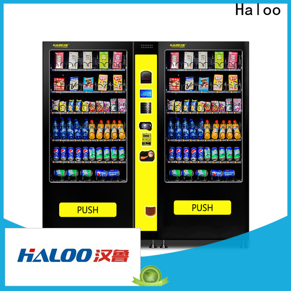 Haloo high quality cheap vending machines manufacturer for food