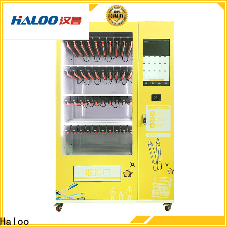 Haloo high quality non refrigerated vending machine manufacturer for drink