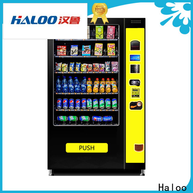 Haloo convenient vending machine with elevator supplier for food