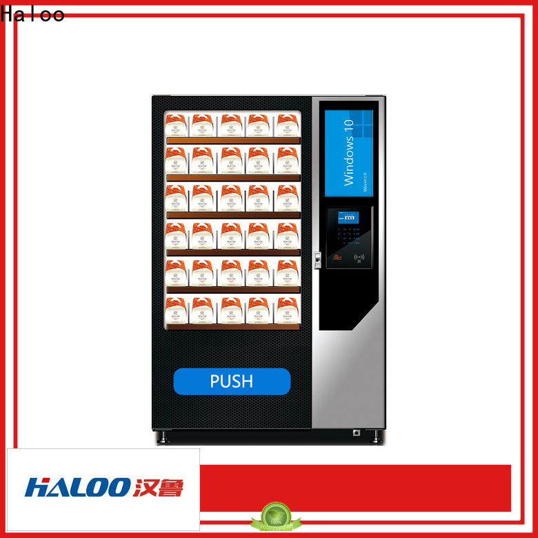 Haloo high capacity non refrigerated vending machine supplier