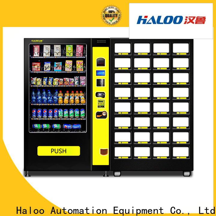 Haloo cabinet vending machine manufacturer for shopping mall