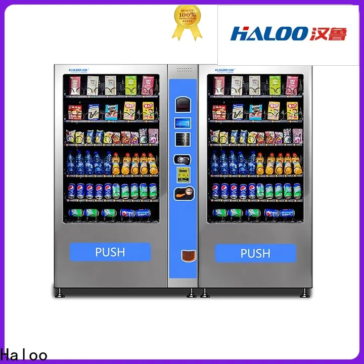 Haloo anti-theft combination vending machines wholesale for food