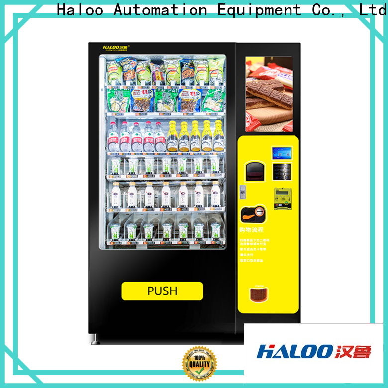Haloo elevator vending machine supplier for shopping mall