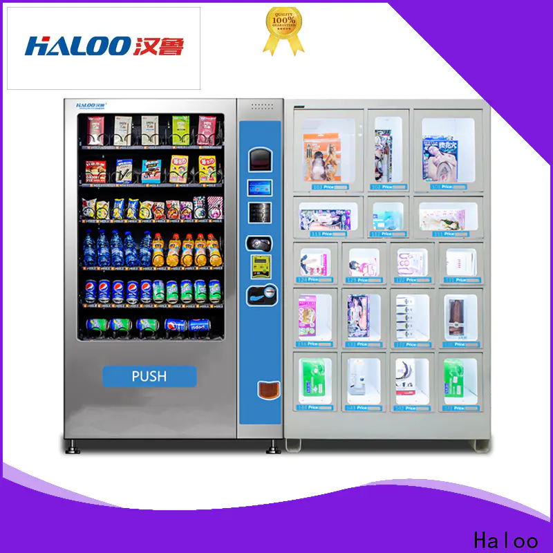 Haloo locker vending machines wholesale for drink