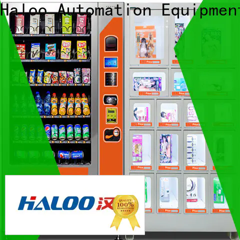 Haloo combination vending machines wholesale for snack