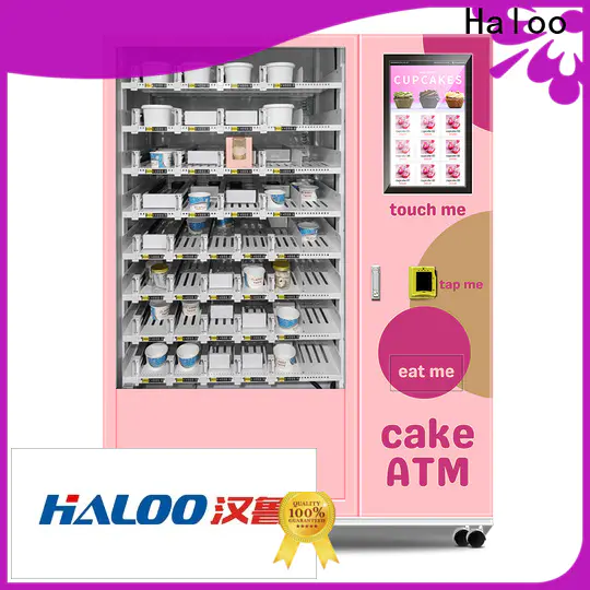 Haloo cupcake vending manufacturer outdoor