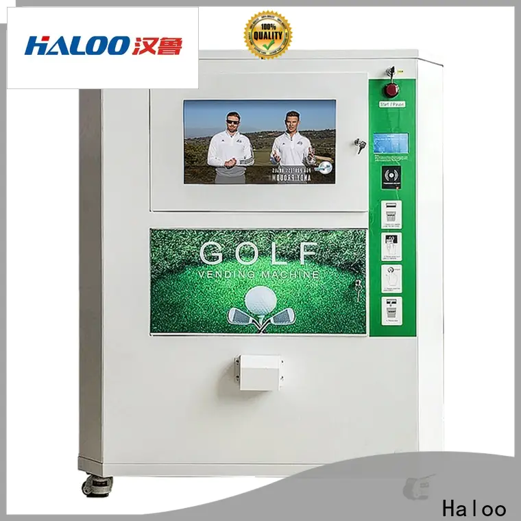 Haloo Good Price vice golf ball vending machine supplier for convenience store