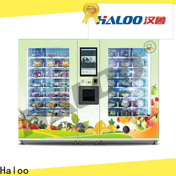 Haloo large capacity sandwich vending machine manufacturer for fragile goods