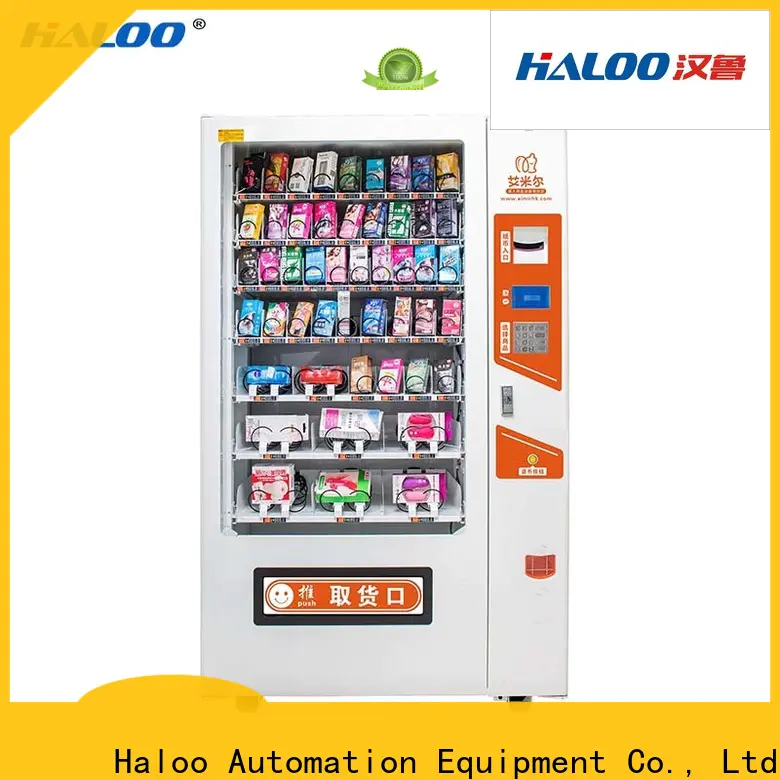 Haloo combination vending machines manufacturer outdoor