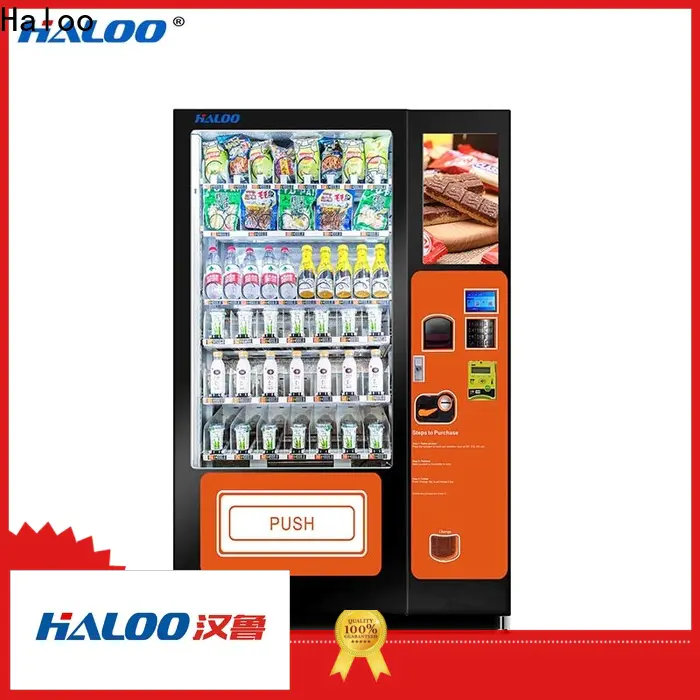 Haloo automatic sandwich vending machine factory for drinks
