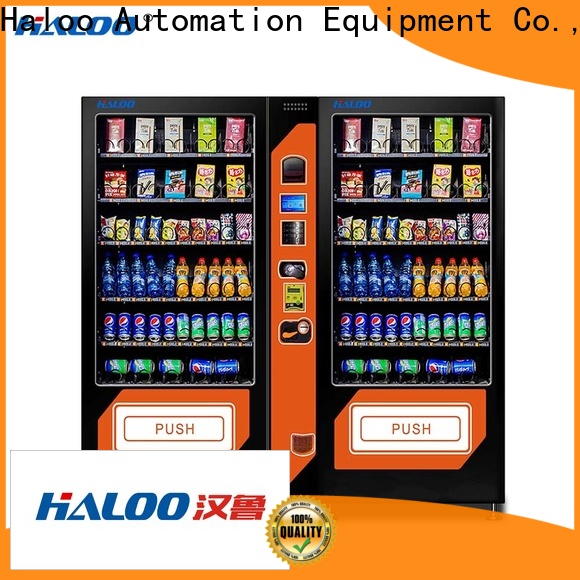 Haloo top drink vending machine customized for snack