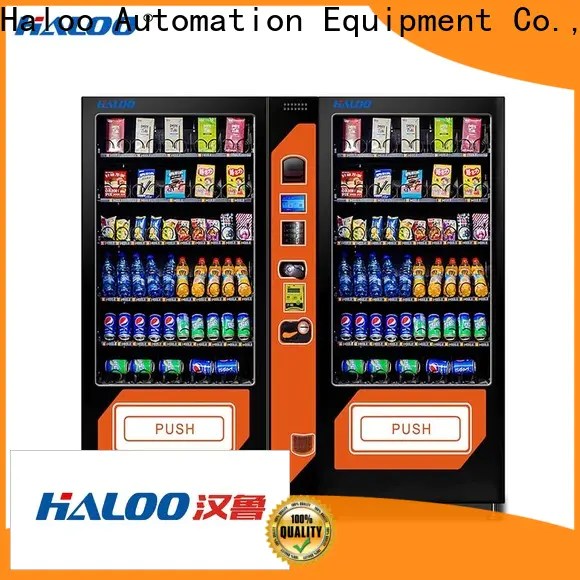 Haloo top drink vending machine customized for snack