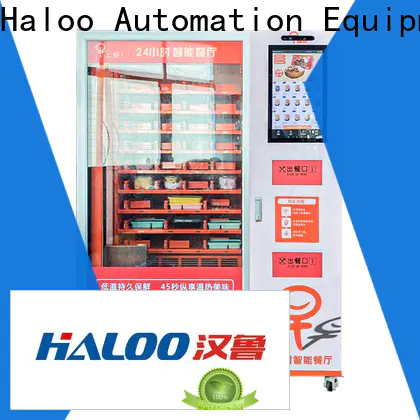 Haloo professional hot noodle vending machine supplier for outdoor