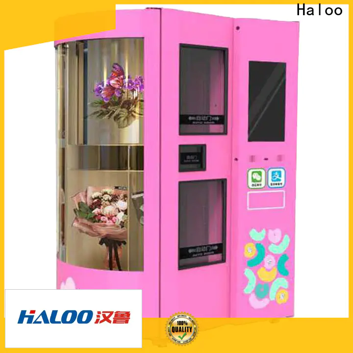 Haloo customized vending machine factory for snack