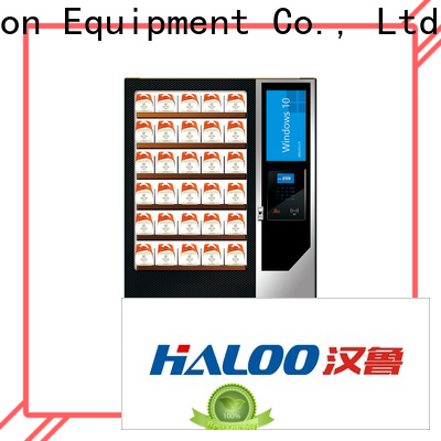 Haloo touch screen food and drink vending machine wholesale outdoor