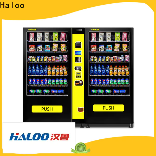 Haloo cost-effective food and drink vending machine supplier for snack