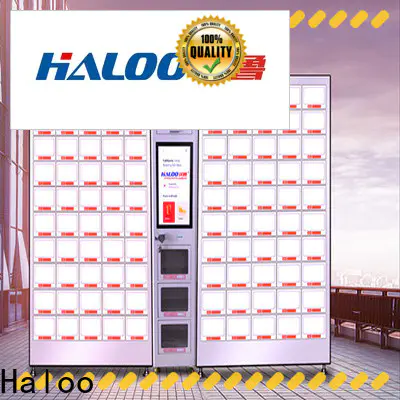 Haloo anti-theft locker vending machines manufacturer for food