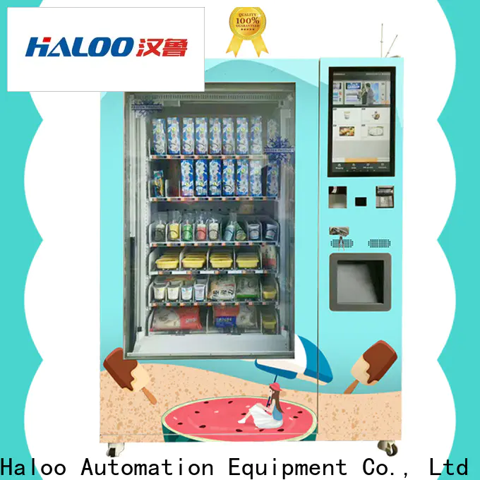 Haloo best ice vending machine manufacturer for drink