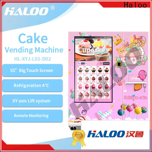 Haloo cupcake dispenser machine supplier for food