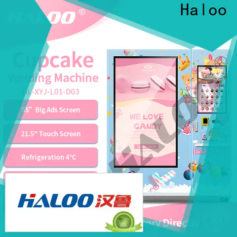 Haloo cupcake vending machine wholesale for supermarket