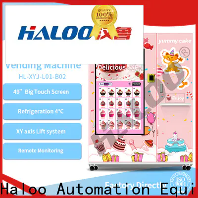 Haloo cupcake vending manufacturer for cake shop