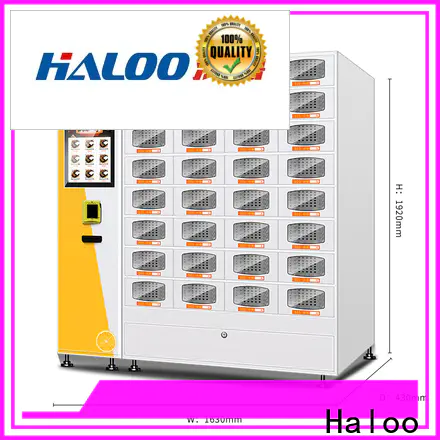Haloo hot pie vending machine factory for snack