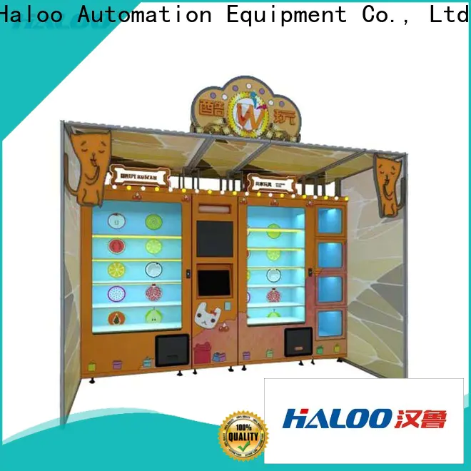 Haloo durable gift vending machine manufacturer for lucky box gift