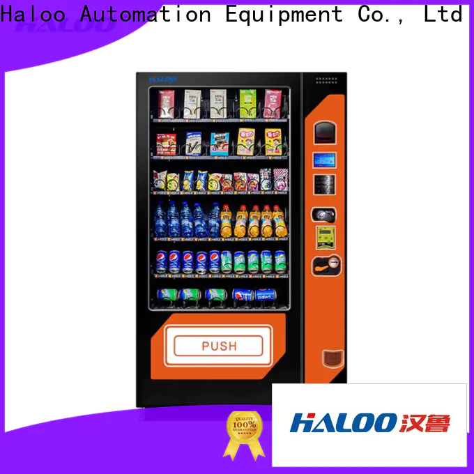 Haloo combination vending machines factory direct supply for food