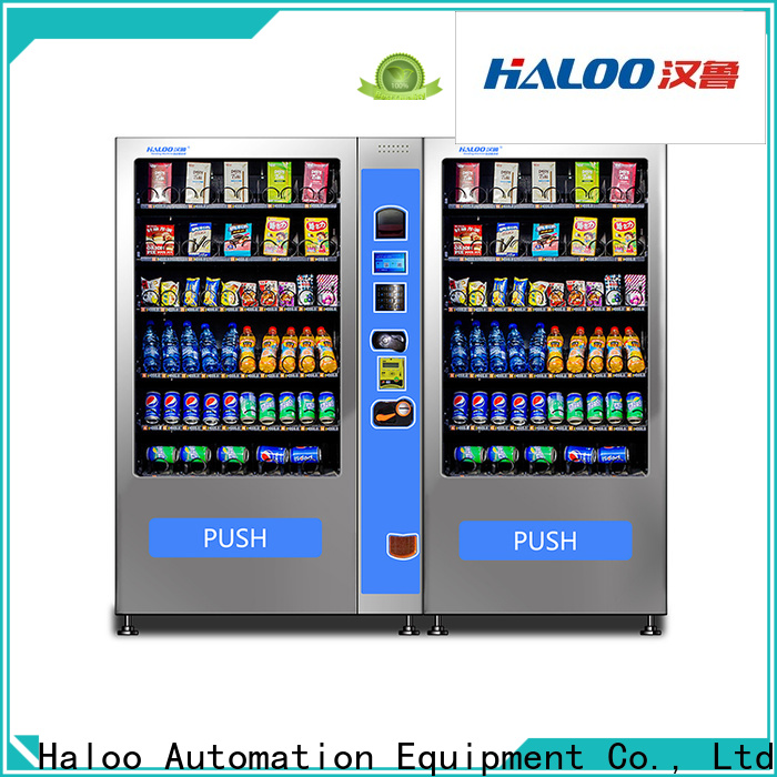 Haloo vending machine manufacturer for snack