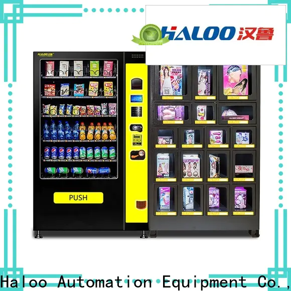 Haloo smart small soda vending machine manufacturer for drink