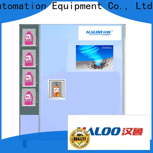 Haloo high quality good vending machines factory for food