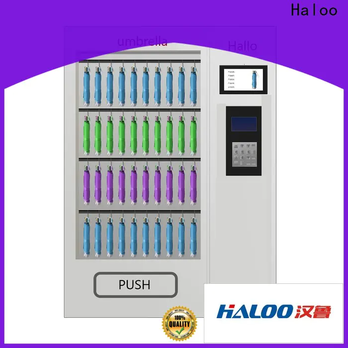 Haloo convenient non refrigerated vending machine factory for drink