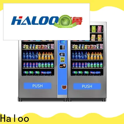 Haloo high quality small drink vending machine supplier for snack