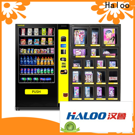 Haloo combo vending machines manufacturer outdoor