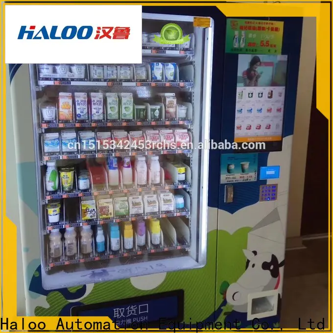 Haloo convenient vending machine elevator wholesale for snack