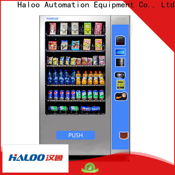 Haloo high quality elevator vending machine wholesale for snack