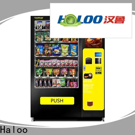 Haloo coffee vending machine factory outdoor