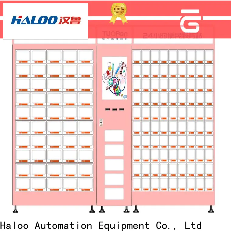Haloo locker vending machines factory for drink